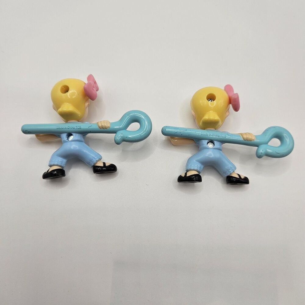 Disney Pixar Toy Story Bo Peep McDonalds Toys Lot 2 Figures With Cane - Picture 5 of 5